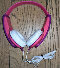 Casque audio rose pour enfant