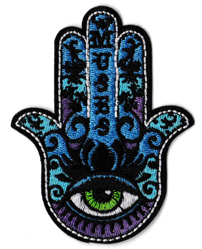 écusson patche khamsa main - patche,