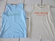 LOT DE 2 DEBARDEURS D été " CALVIN KLEIN " TAILLE 12 / 13 ANS ARTICLES NEUFS...