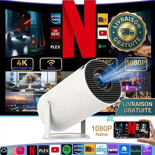 Mini projecteur wifi - projecteur, 4k