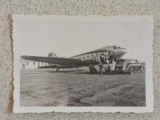 photo ALGERIE Aéroport ORAN -  1949 avion - DOUGLAS DC-3 DAKOTA Air Algérie