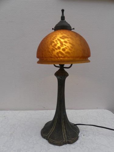 Lampe art nouveau - art,