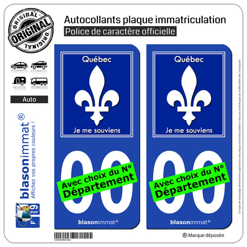 Stickers autocollant plaque - 2,