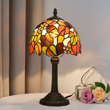 Vintage Stained Glass Table
