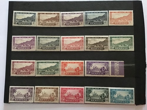 Senegal lot timbres - senegal:lot,
