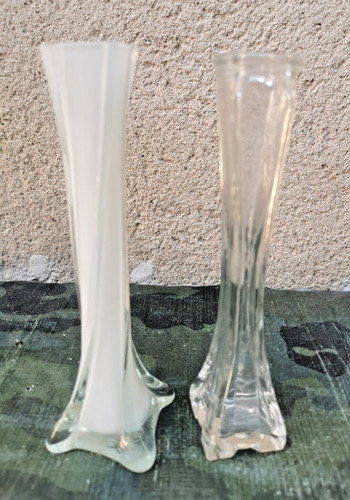 Vases soliflores verre - 2, en
