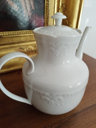 Théière tisanière blanche - théière,
