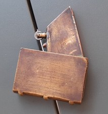 BRIQUET LIVRE artisanat Poilu 1914/1918 WWI ORIGINAL Tranchée POILU TRENCH ART