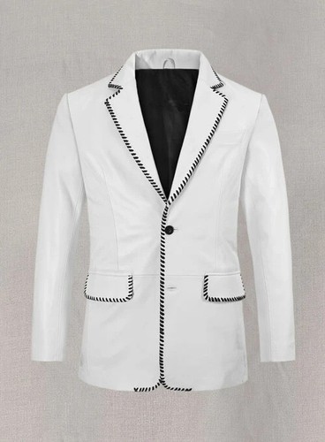 Nouveau blazer cuir blanc - nouveau,