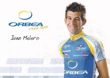 CYCLISME carte cycliste IVAN MELERO équipe ORBEA road team