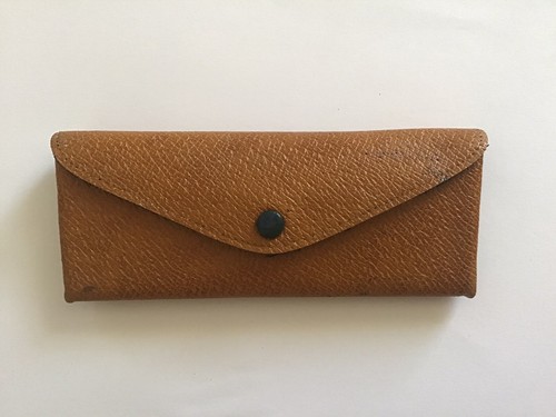 étui lunettes vintage en - à,