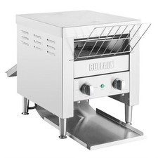 Toaster inox double convoyeur 400 tranches / heures, 2400 W, 220 V - MONO