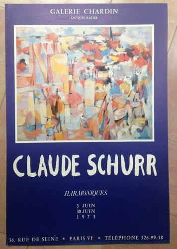 Claude schurr 1975 affiche - claude,
