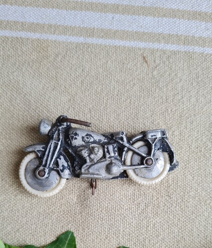 Ancien jouet plomb moto - jouet, jeux