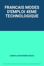 FRANCAIS MODES D'EMPLOI 4EME