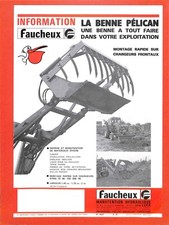 LUCÉ ( 28 ) FAUCHEUX MANUTENTION HYDRAULIQUE / PROSPECTUS de 1981