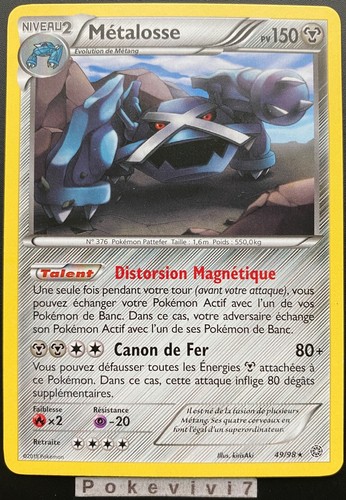 Carte pokemon metalosse - pokemon, 49/98
