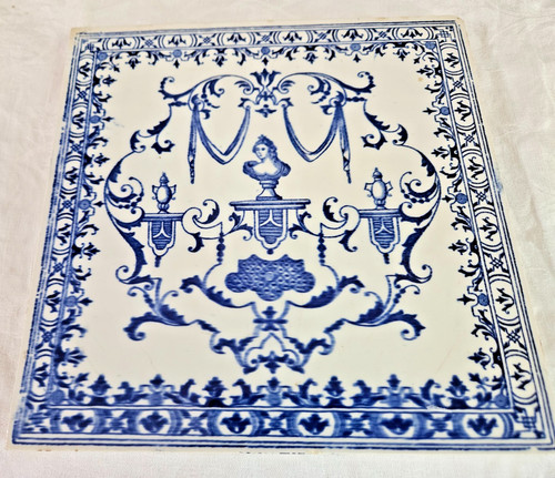 Ancien carreau faience de - en,