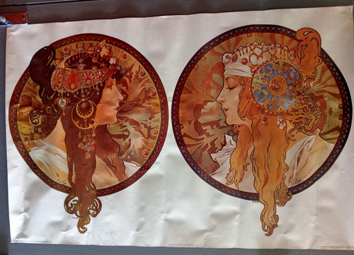 Ancienne affiche poster mucha - affiche,