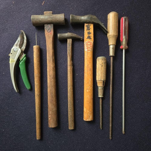 Lot anciens outils main - lot, d'anciens