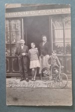 Carte photo   façade commerce VAISSIER-MARCHON M.DUBOURG