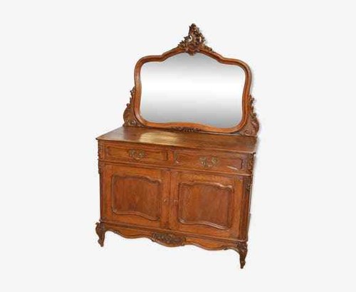 Coiffeuse chêne meuble - coiffeuse,
