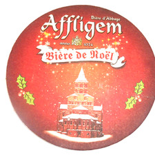 UNDER BOCK COASTER DESSOUS DE VERRE 10,5 cm Ø BIERE AFFLIGEM