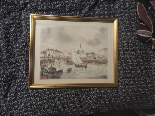 Ancien tableau aquarelle - ancien,