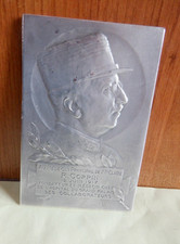 médaille plaque bronze