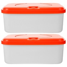 2 Pcs Boîte À Lingettes