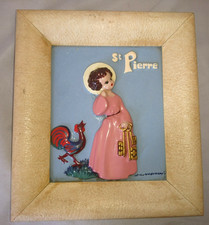 ANCIEN CADRE STATUETTE