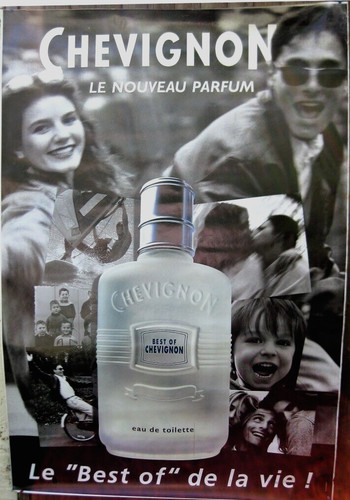 Chevignon parfum affiche - chevignon,