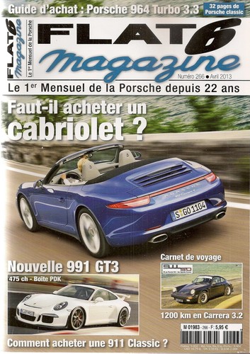 Flat 266 porsche - gt3, 964