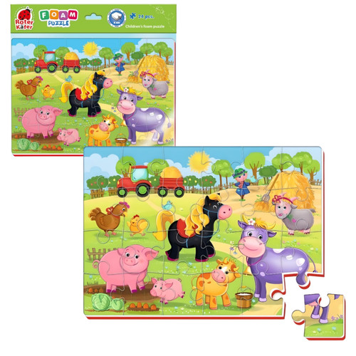 Puzzle mousse animaux - puzzle, de