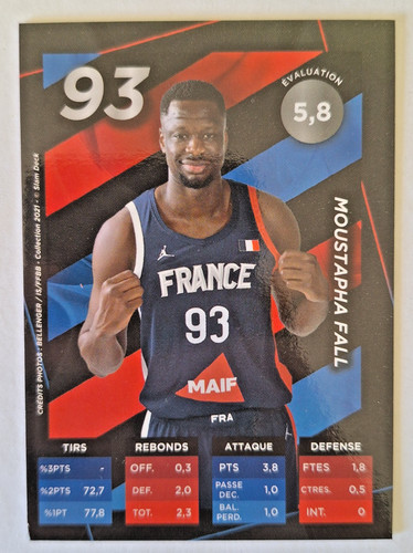 Moustapha fall carte slam - #93,