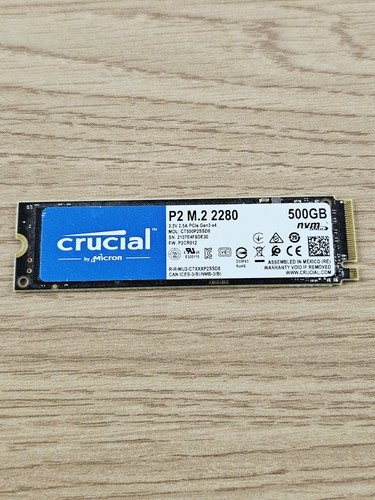 Ssd nvme crucial 500 - nvme, go