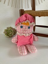 AV7⚜Ancienne Peluche Doudou Poupée de Chiffon Fisher Price Vintage 1975 Réf: 420