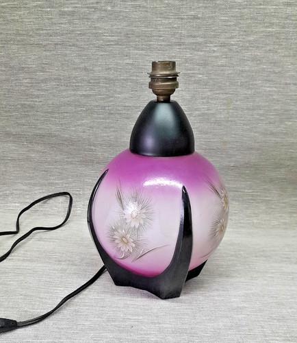 Ancien pieds lampe boule en - lampe,
