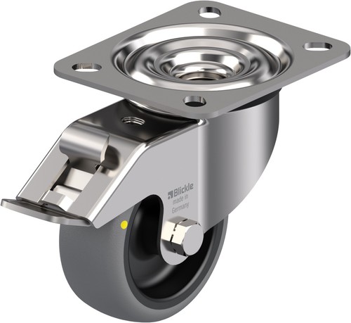Roulette pivotante avec frein