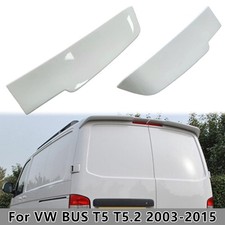 Spoiler de Toit Aileron Arrière pour VW T5.2 Avec 2 Porte Arrière 2003-15 Blanc