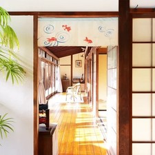 Rideau de porte court Noren