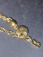 Vintage  plaqué or  collier Yves Saint Laurent YSL necklace Sautoir