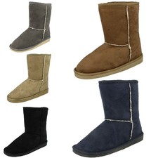 Bottes D'Hiver Pour Femmes En Fourrure Synthétique