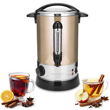 Marmite à vin chaud - Machine chauffante fontaine distributeur eau thé café 6,8L