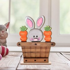 Décor de table de lapin de