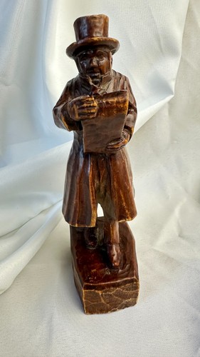 Statuette bois sculpté - statuette,