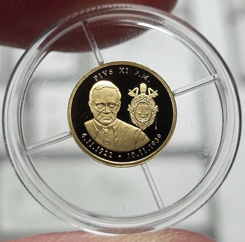 1e1 médaille vatican - -, or