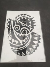 TatouageÉphémère Polynésien Cercle 