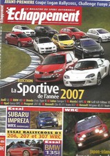 ECHAPPEMENT N°484 SPORTIVE ANNEE 2007 / SUBARU IMPREZA WRX / 206 - 207 & 307 WRC
