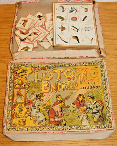 Jeu amusant ancien loto - jeu,